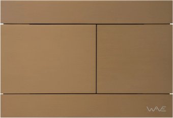 Панель смыва Wave SS06-2 557074 (бронза матовая)