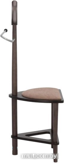 Стойка для одежды Мебелик с сиденьем В 26Н (венге)